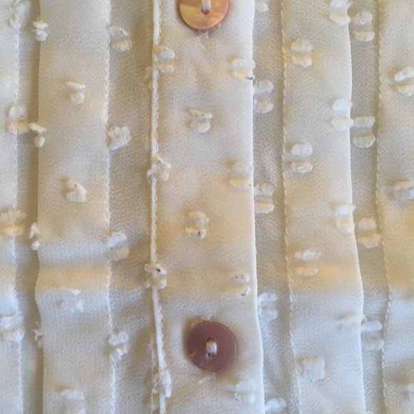 "Matilda Jane" Cream Ruffle Detail Top (L) - Picture 3 of 5